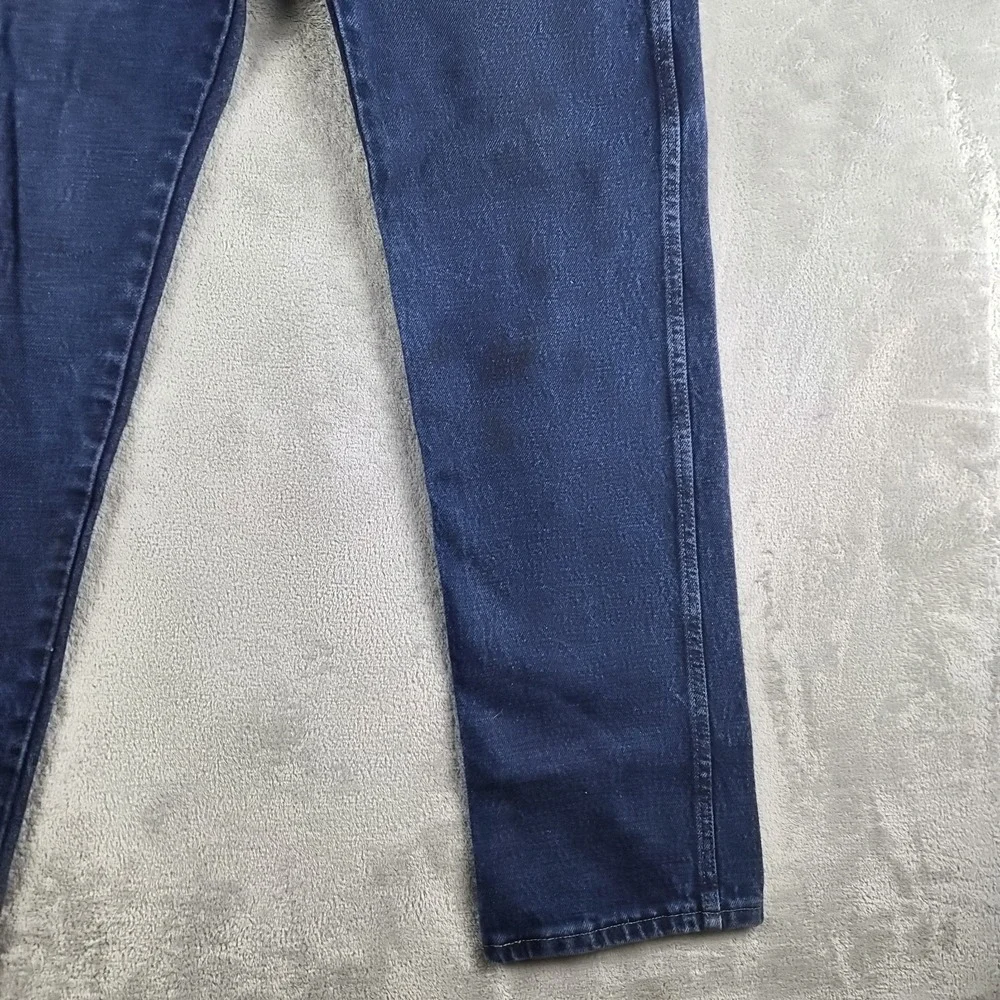 Vintage Rustler Jeans‎ Mens 32x32 Blue Denim Straight Leg Dark Wash 100% Cotton